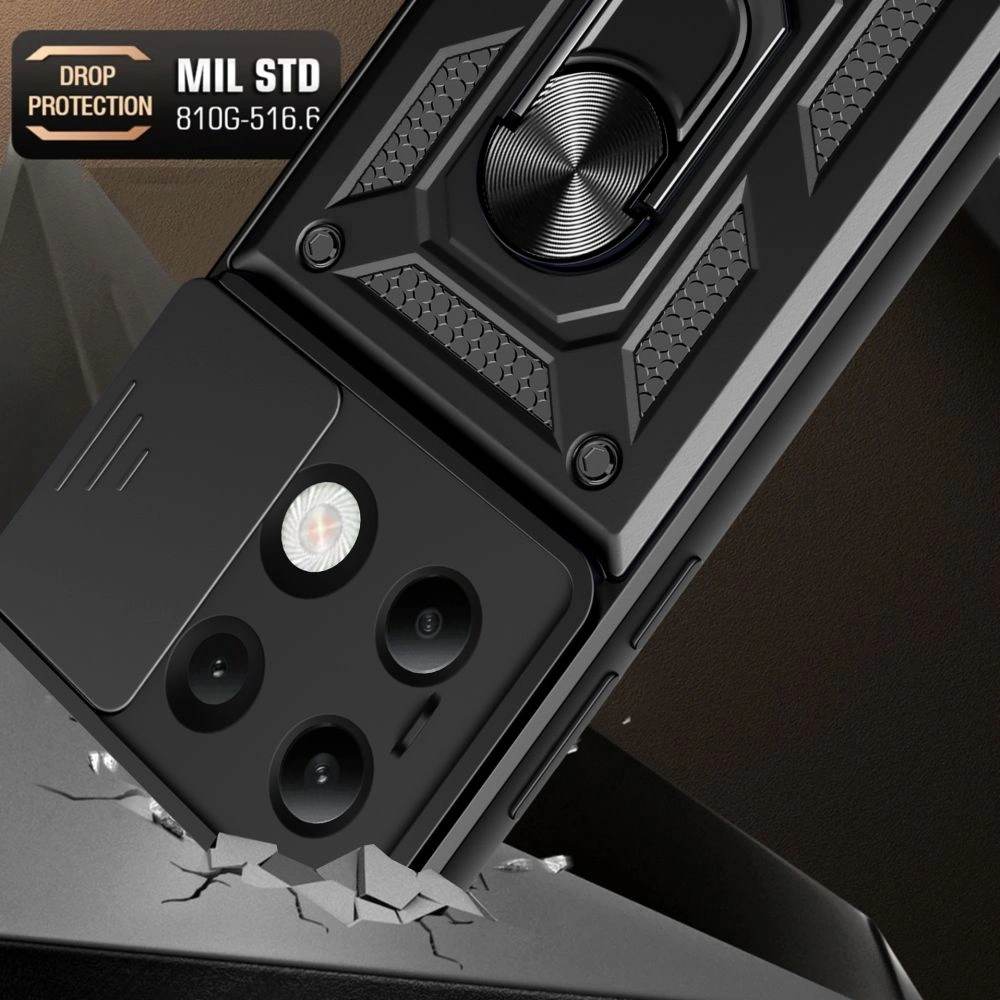 Tech-Protect CamShield Pro Case for Xiaomi Redmi Note 13 4G / LTE - Blackeng