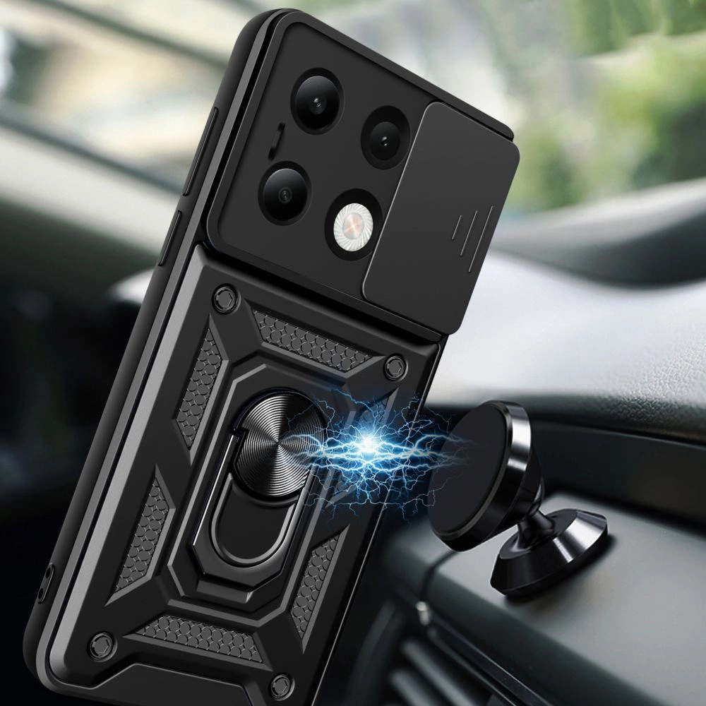 Tech-Protect CamShield Pro Case for Xiaomi Redmi Note 13 4G / LTE - Blackeng