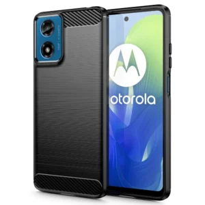 Tech-Protect TPUCarbon Case for Motorola Moto G24 / G24 Power / G04 - Blackeng