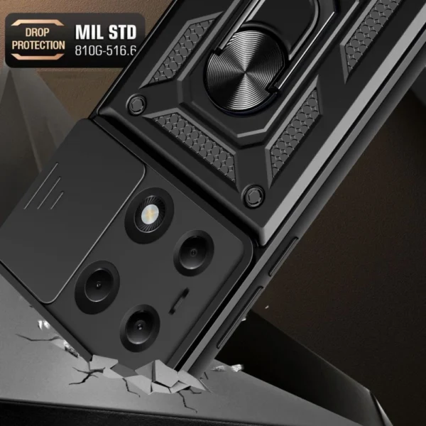 Tech-Protect CamShield Pro Case for Xiaomi Redmi Note 13 Pro 5G / Poco X6 5G - Blackeng