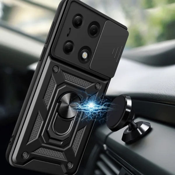 Tech-Protect CamShield Pro Case for Xiaomi Redmi Note 13 Pro 5G / Poco X6 5G - Blackeng