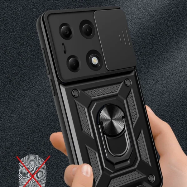 Tech-Protect CamShield Pro Case for Xiaomi Redmi Note 13 Pro 5G / Poco X6 5G - Blackeng