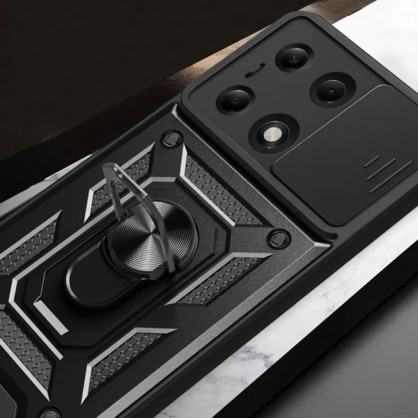 Tech-Protect CamShield Pro Case for Xiaomi Redmi Note 13 Pro 5G / Poco X6 5G - Blackeng