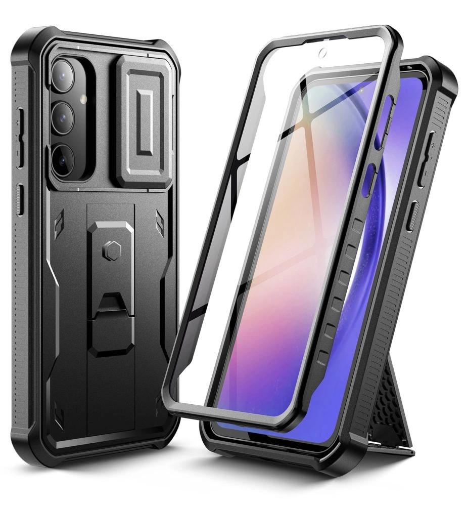 Tech-Protect Kevlar Cam+ Case for Samsung Galaxy A55 5G - Blackeng