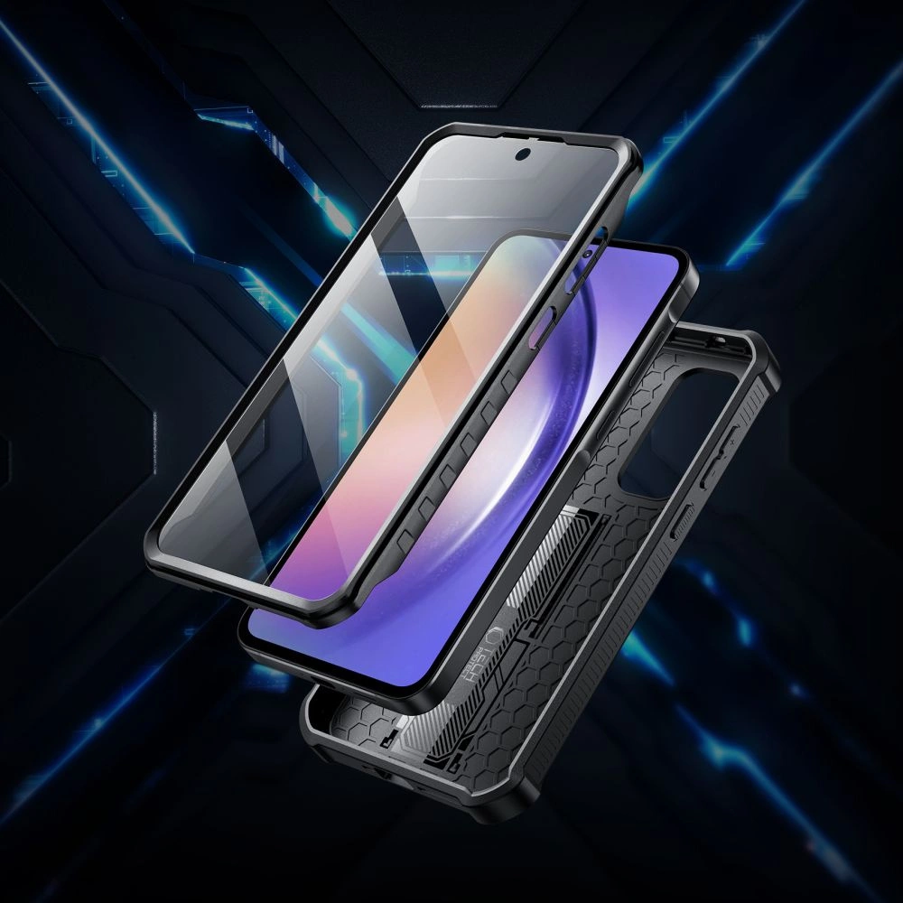 Tech-Protect Kevlar Cam+ Case for Samsung Galaxy A55 5G - Blackeng