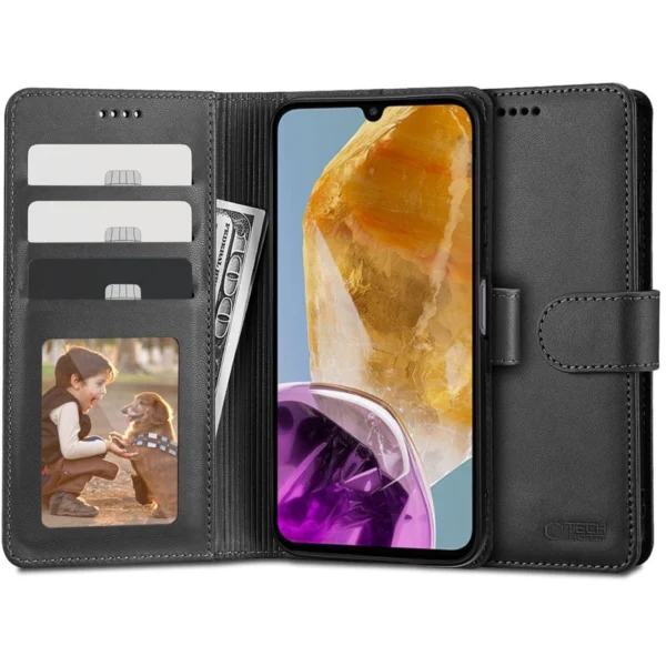 Tech-Protect Wallet Case for Samsung Galaxy M15 5G - Blackeng