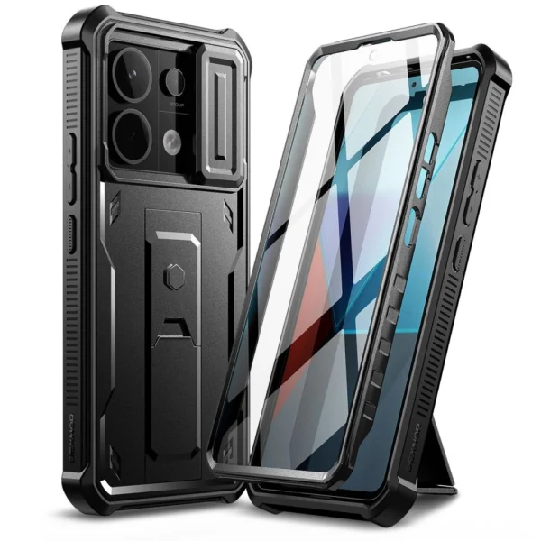 Tech-Protect Kevlar Cam+ Case for Xiaomi Redmi Note 13 Pro 5G / Poco X6 5G - Blackeng