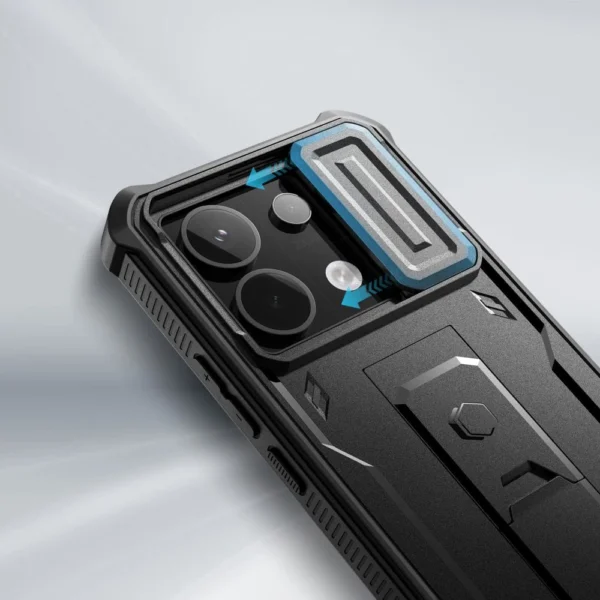 Tech-Protect Kevlar Cam+ Case for Xiaomi Redmi Note 13 Pro 5G / Poco X6 5G - Blackeng