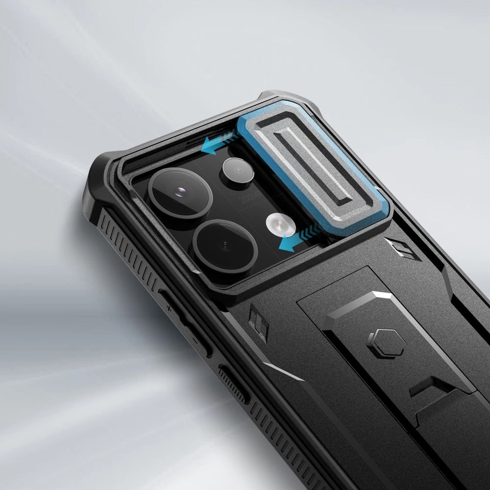 Tech-Protect Kevlar Cam+ Case for Xiaomi Redmi Note 13 Pro 5G / Poco X6 5G - Blackeng