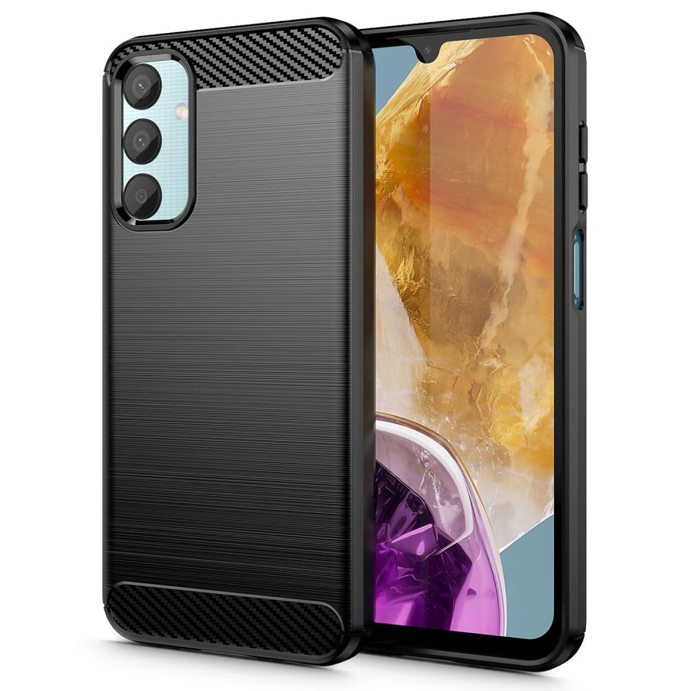 Tech-Protect TPUCarbon Case for Samsung Galaxy M15 5G - Blackeng