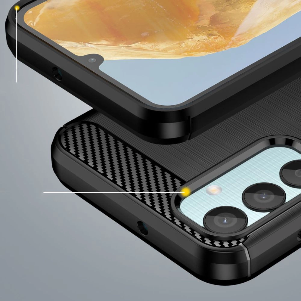 Tech-Protect TPUCarbon Case for Samsung Galaxy M15 5G - Blackeng