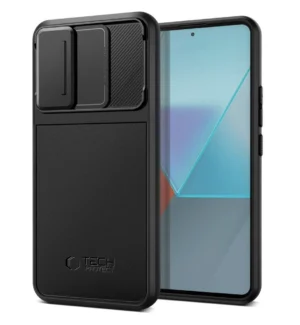 Tech-Protect Velar Cam+ Case for Xiaomi Redmi Note 13 Pro 5G / Poco X6 5G - Blackeng