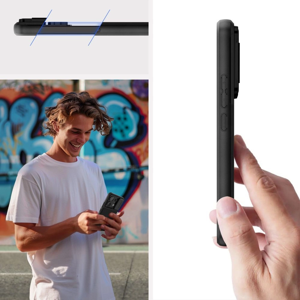 Tech-Protect Velar Cam+ Case for Xiaomi Redmi Note 13 Pro 5G / Poco X6 5G - Blackeng