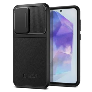 Tech-Protect Velar Cam+ Case for Samsung Galaxy A55 5G - Blackeng