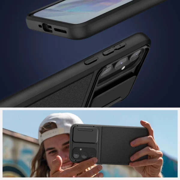 Tech-Protect Velar Cam+ Case for Samsung Galaxy A55 5G - Blackeng
