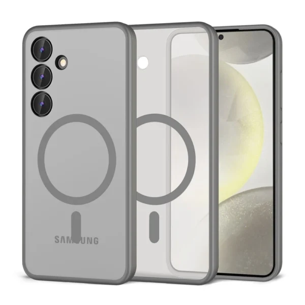 Tech-Protect MagMat MagSafe case for Samsung Galaxy S24 - titanium matteeng