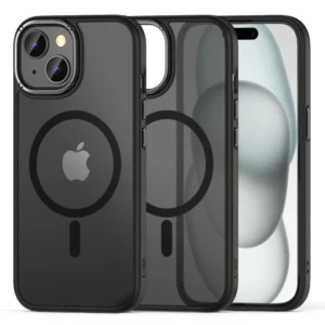 Tech-Protect MagMat 2 MagSafe iPhone 15 Case - Matte Blackeng