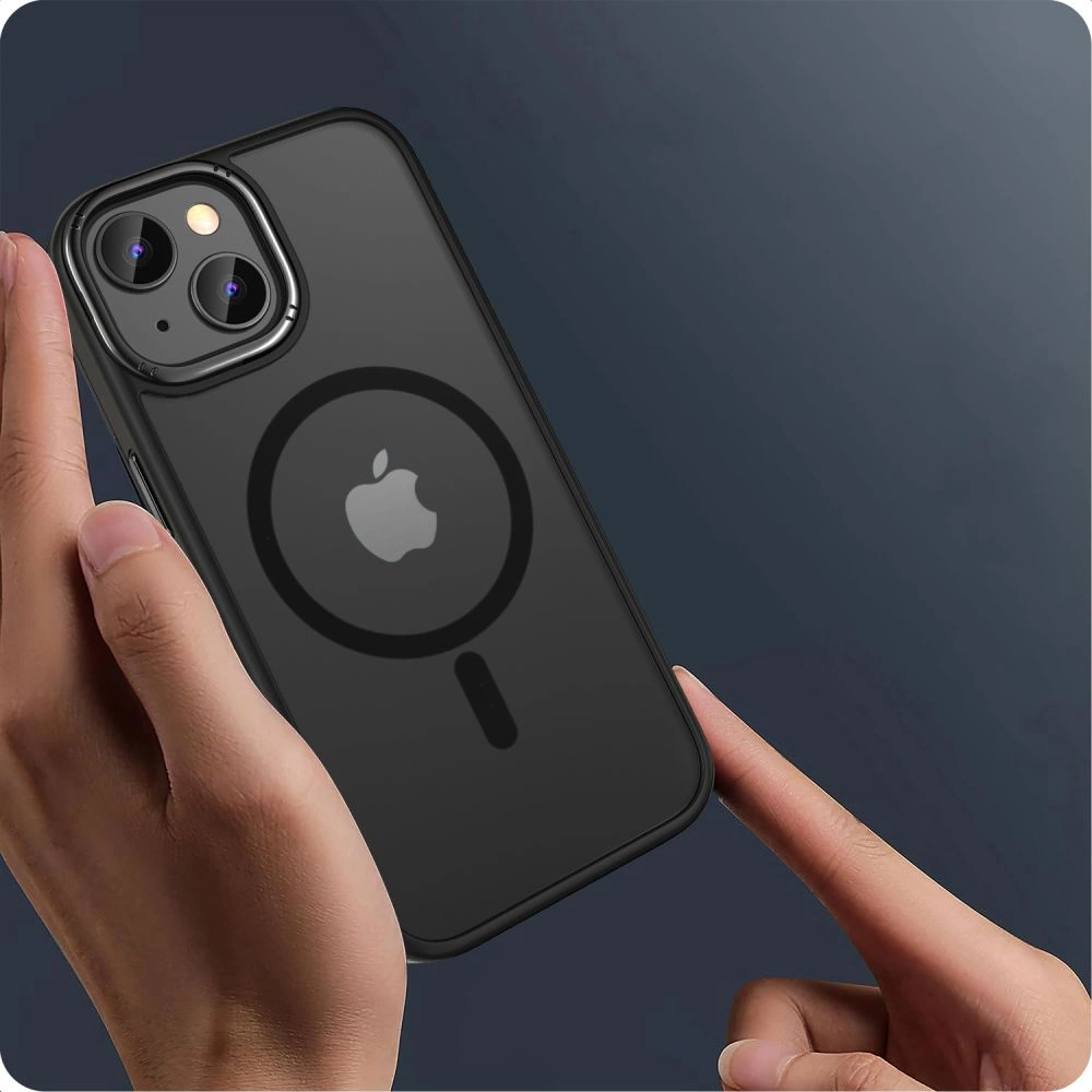Tech-Protect MagMat 2 MagSafe iPhone 15 Case - Matte Blackeng