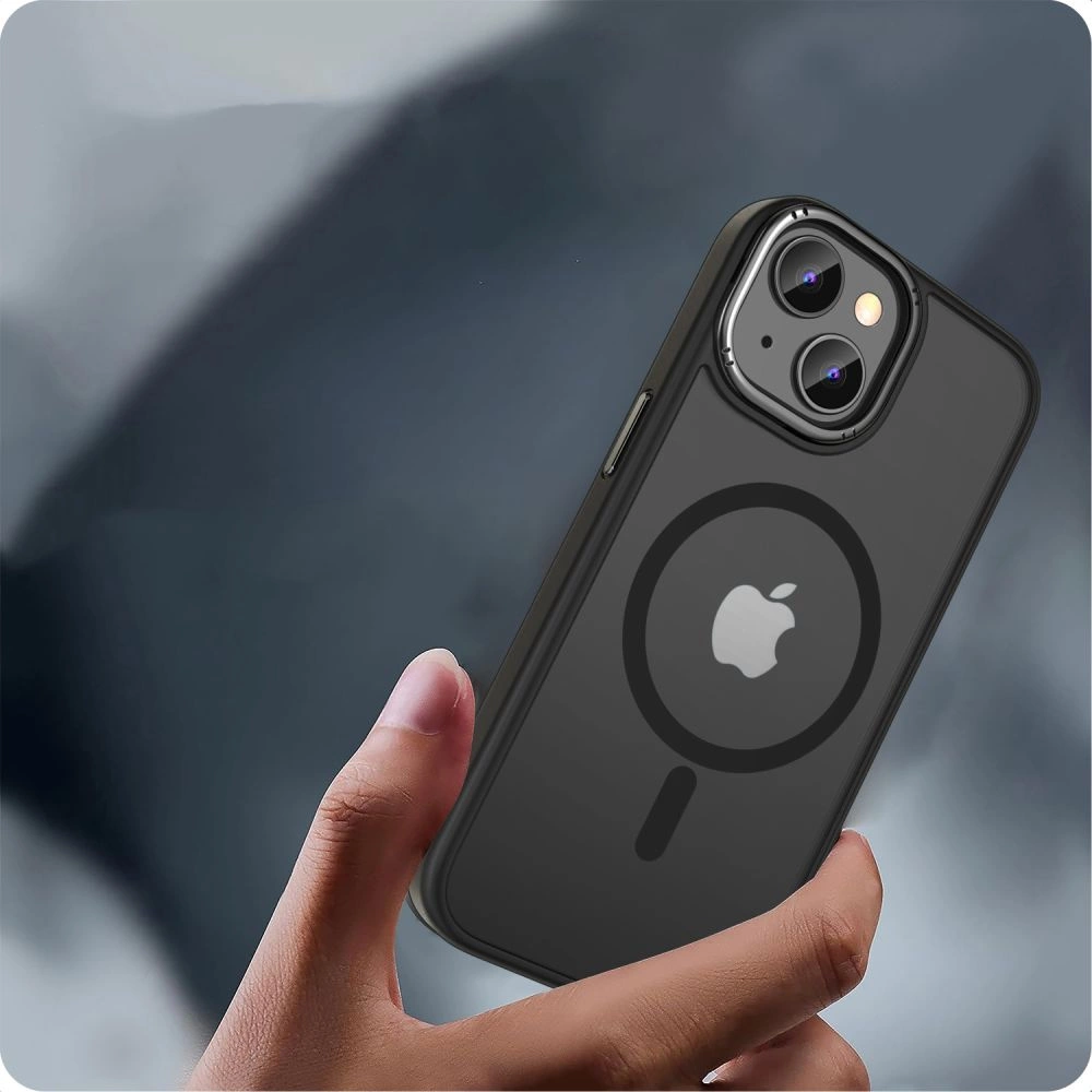 Tech-Protect MagMat 2 MagSafe iPhone 15 Case - Matte Blackeng