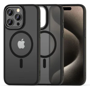 Tech-Protect MagMat 2 MagSafe Case for iPhone 15 Pro Max - Matte Blackeng