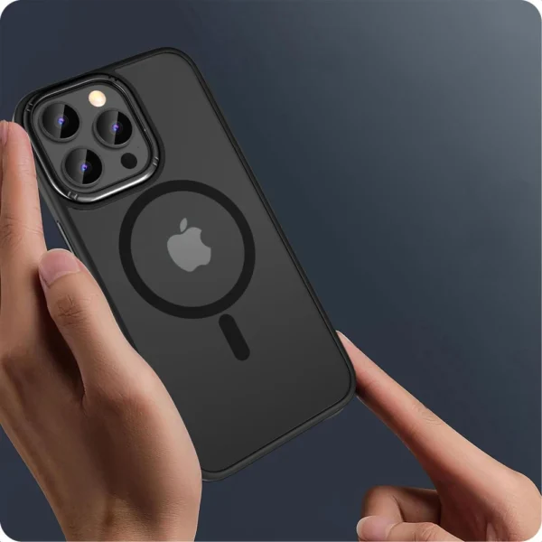 Tech-Protect MagMat 2 MagSafe Case for iPhone 15 Pro Max - Matte Blackeng