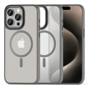 Tech-Protect MagMat 2 MagSafe case for iPhone 15 Pro - titanium matteeng