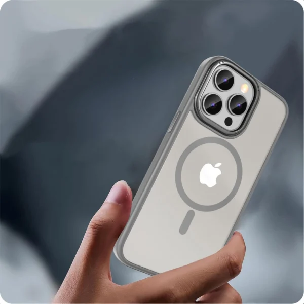 Tech-Protect MagMat 2 MagSafe case for iPhone 15 Pro Max - titanium matteeng