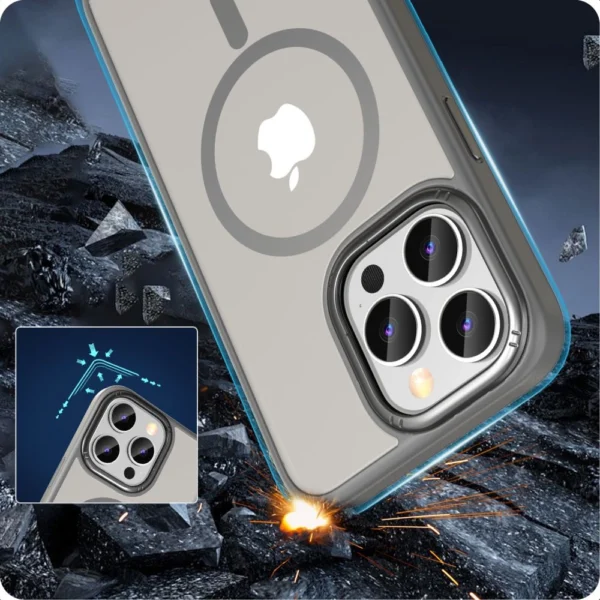 Tech-Protect MagMat 2 MagSafe case for iPhone 15 Pro Max - titanium matteeng