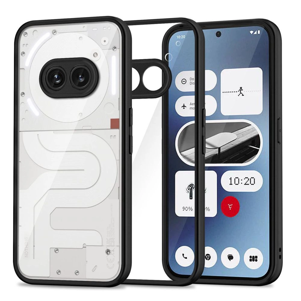 Tech-Protect MagMat Case for Nothing Phone 2A - Black and Cleareng