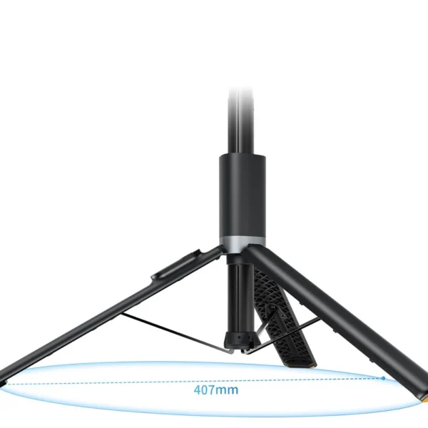 Tech-Protect L08S Bluetooth Selfie Stick with Remote Control, Tripod up to 141cm - Blackeng