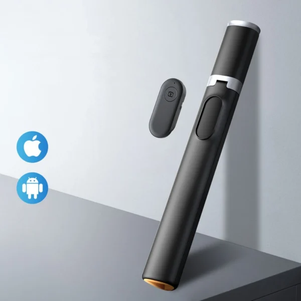 Tech-Protect L08S Bluetooth Selfie Stick with Remote Control, Tripod up to 141cm - Blackeng