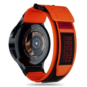 Tech-Protect Scout Pro Strap for Samsung Galaxy Watch 4 / 5 / 5 Pro / 6 / 7 / FE - Orangeeng