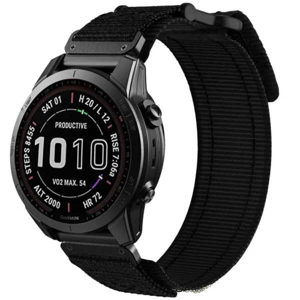 Tech-Protect Scout Pro Strap for Garmin Fenix 5 / 6 / 6 Pro / 7 - Blackeng