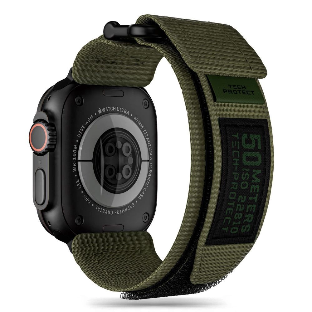 Tech-Protect Scout Pro Strap for Apple Watch 4 / 5 / 6 / 7 / 8 / 9 / SE / Ultra 1 / 2 (42/44/45/49 mm) - Greeneng