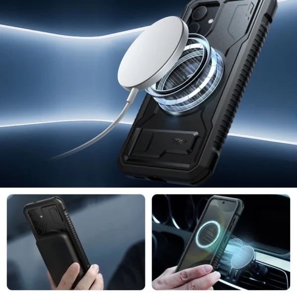 Tech-Protect Kevlar MagSafe+ Case for Samsung Galaxy S24+ - Blackeng