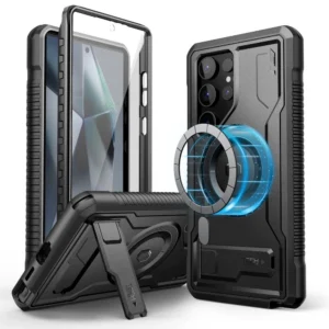 Tech-Protect Kevlar MagSafe+ Case for Samsung Galaxy S24 Ultra - Blackeng