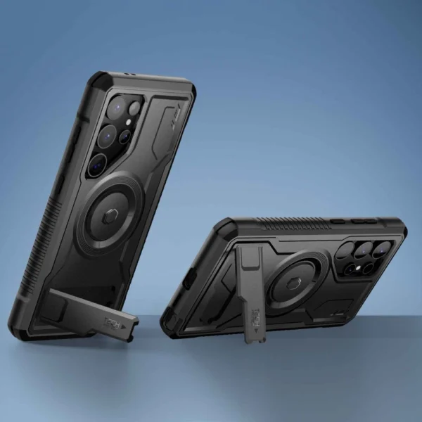 Tech-Protect Kevlar MagSafe+ Case for Samsung Galaxy S24 Ultra - Blackeng