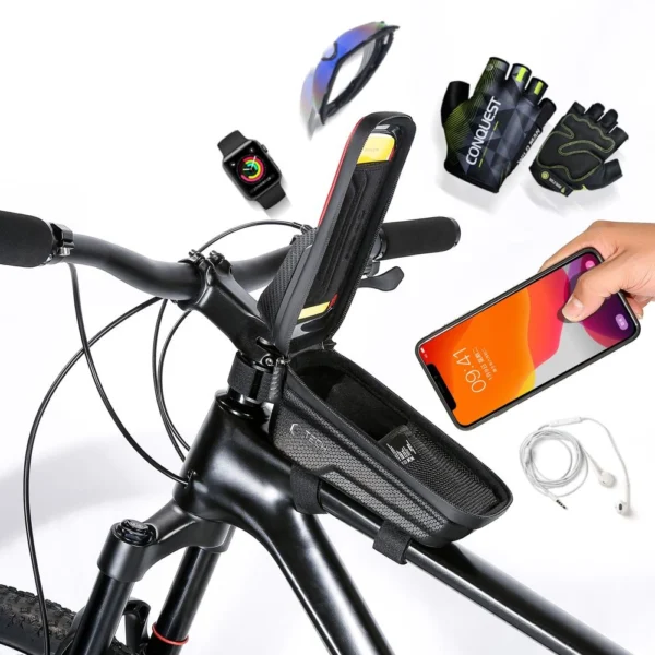 Tech-Protect V2 Bike Bag with Phone Space 1l - Blackeng