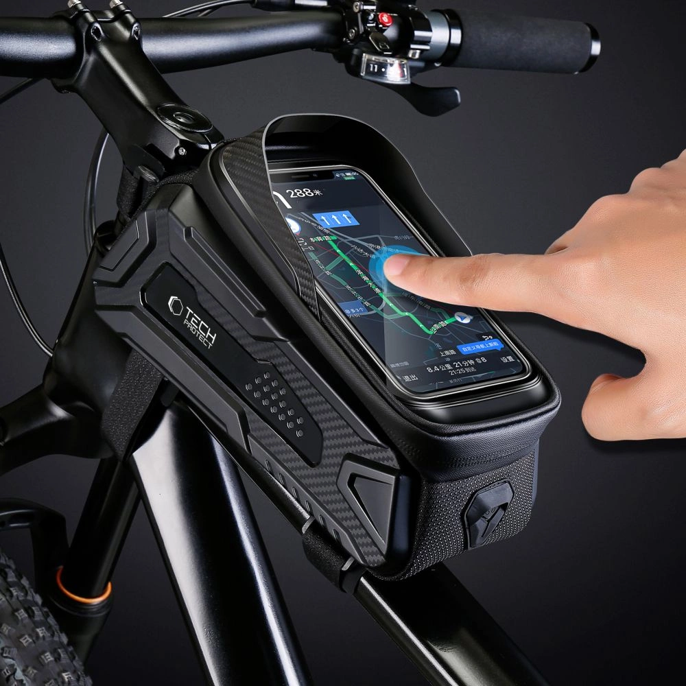 Tech-Protect V2 Bike Bag with Phone Space 1.2l - Blackeng