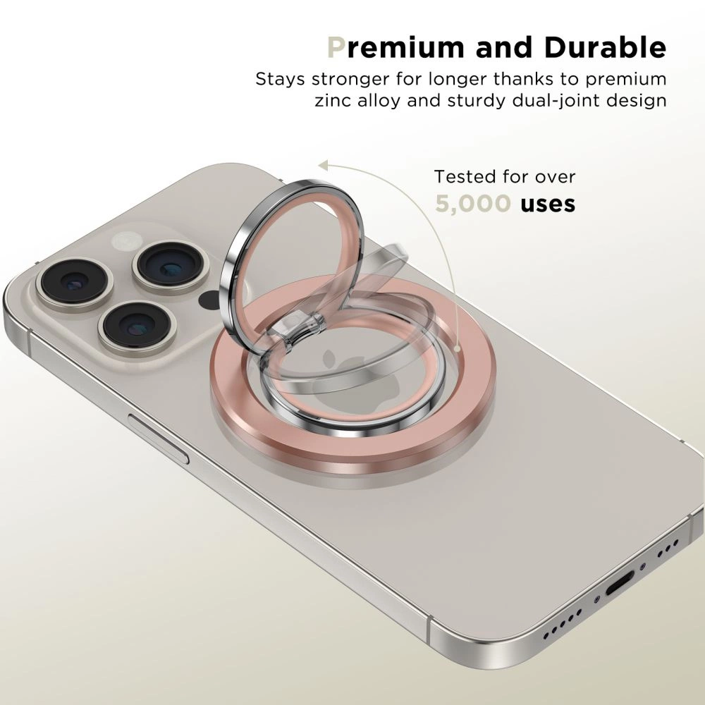 Tech-Protect MMR300 magnetic holder/ring with MagSafe - pinkeng