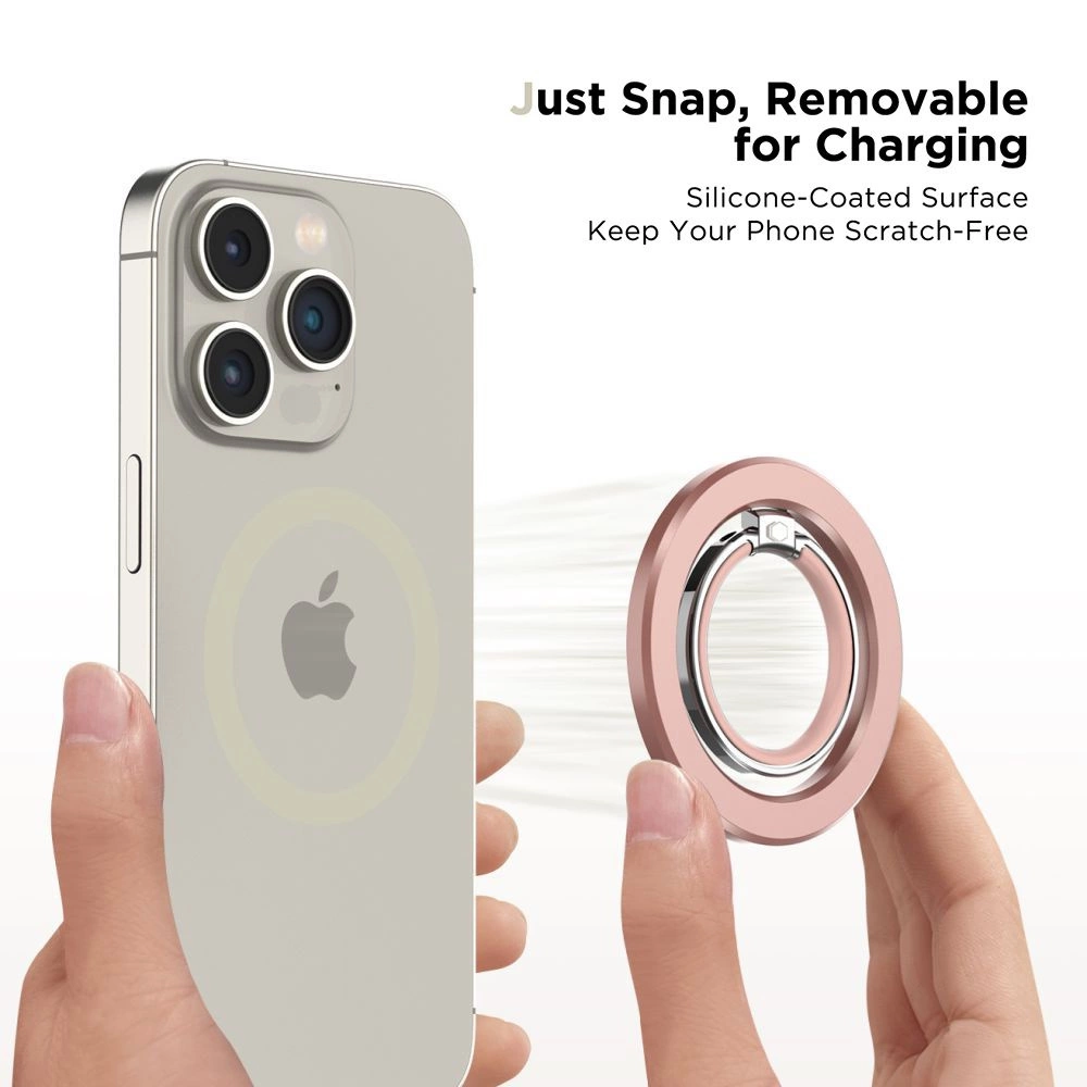 Tech-Protect MMR300 magnetic holder/ring with MagSafe - pinkeng