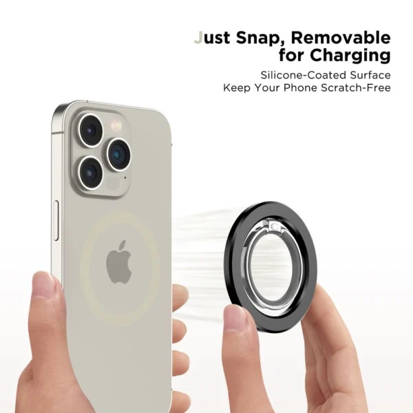 Tech-Protect MMR300 magnetic holder/ring with MagSafe - blackeng