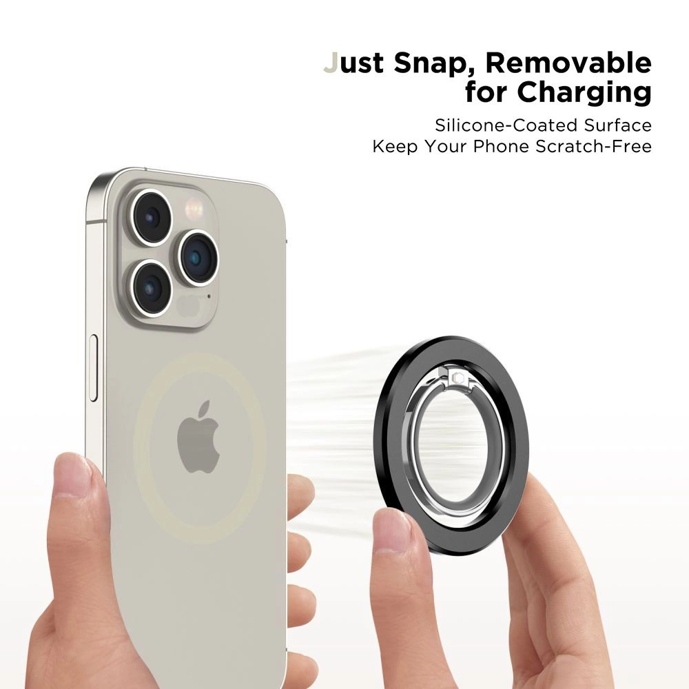 Tech-Protect MMR300 magnetic holder/ring with MagSafe - blackeng