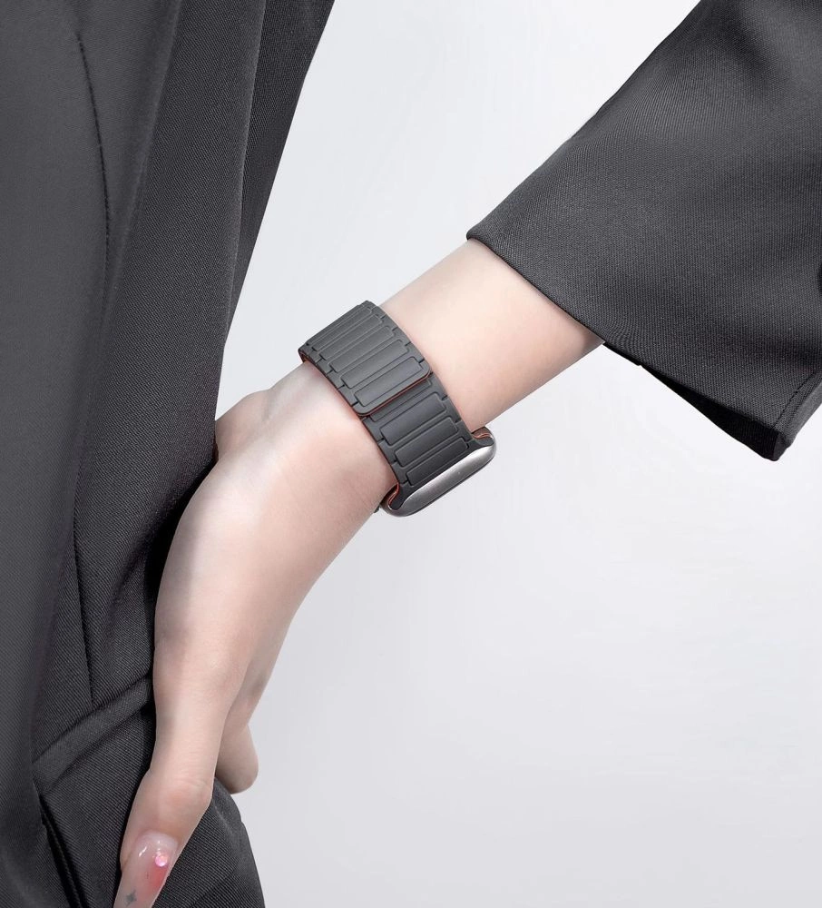 Tech-Protect IconBand Magnetic Strap for Apple Watch 4 / 5 / 6 / 7 / 8 / 9 / SE / Ultra 1 / 2 (42/44/45/49 mm) - Black-Redeng