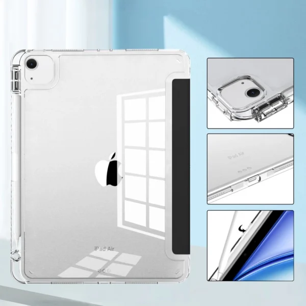 Tech-Protect SC Pen Hybrid Case for iPad Air 13" 2024 - Black/Transparenteng