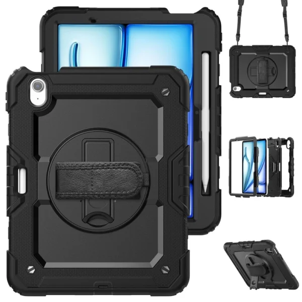 Tech-Protect Solid360 iPad Air 11" 2024 Case - Blackeng