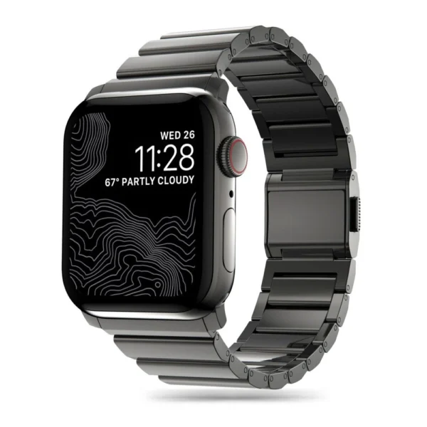 Tech-Protect SteelBand for Apple Watch 4 / 5 / 6 / 7 / 8 / 9 / SE / Ultra 1 / 2 (42/44/45/49 mm) - blackeng