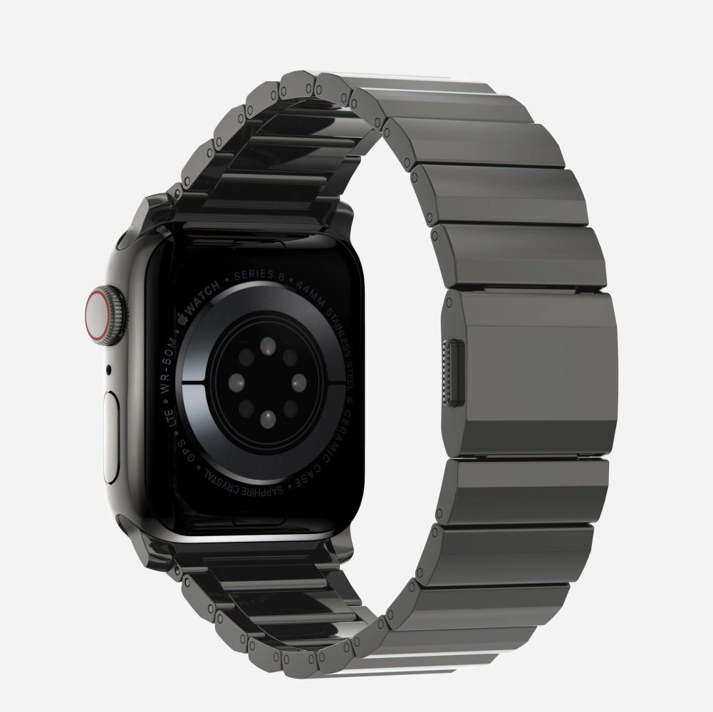 Tech-Protect SteelBand for Apple Watch 4 / 5 / 6 / 7 / 8 / 9 / SE / Ultra 1 / 2 (42/44/45/49 mm) - blackeng