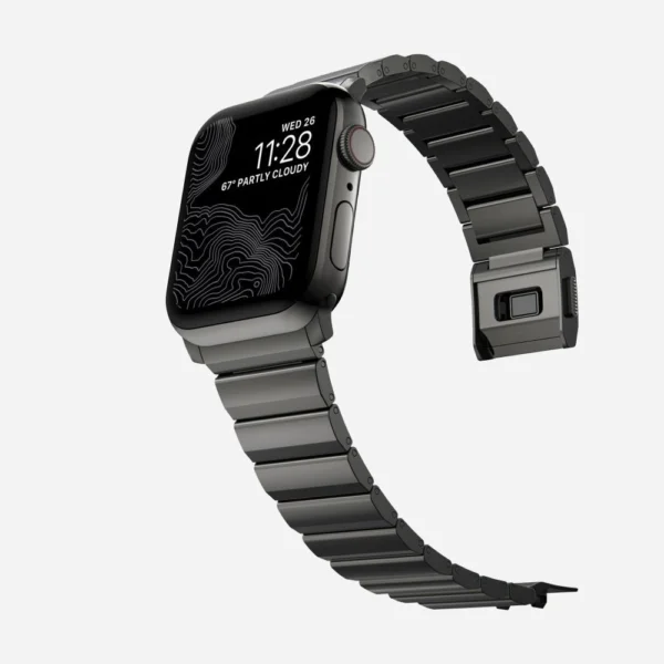 Tech-Protect SteelBand for Apple Watch 4 / 5 / 6 / 7 / 8 / 9 / SE / Ultra 1 / 2 (42/44/45/49 mm) - blackeng