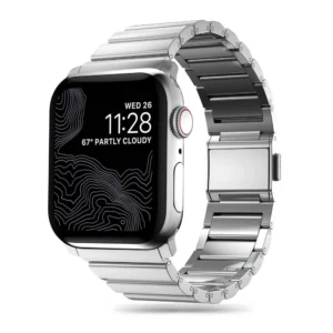 Tech-Protect SteelBand for Apple Watch 4 / 5 / 6 / 7 / 8 / 9 / SE / Ultra 1 / 2 (42/44/45/49 mm) - silvereng